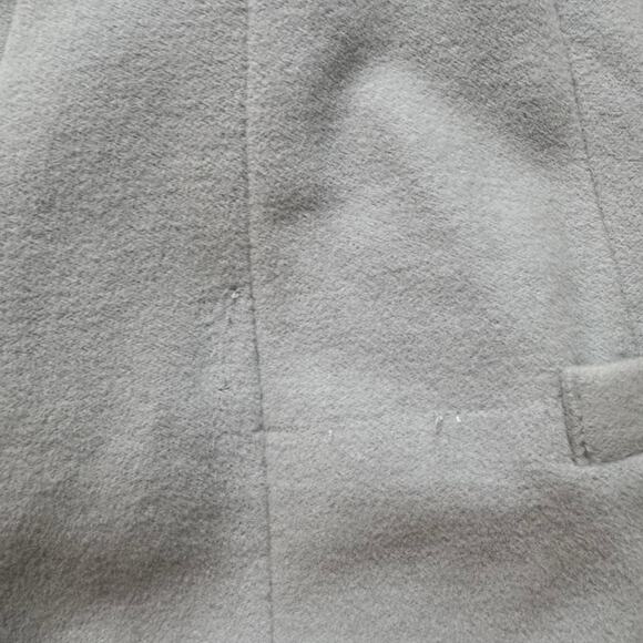 VTG Baby blue escada wool blazer silver buttons 34 - Picture 5 of 8